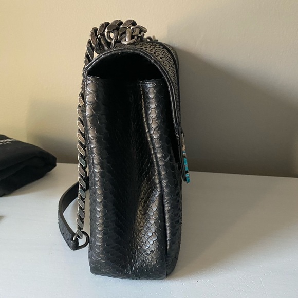 Authentic Saint Laurent College Python Purse - Picture 7 of 9